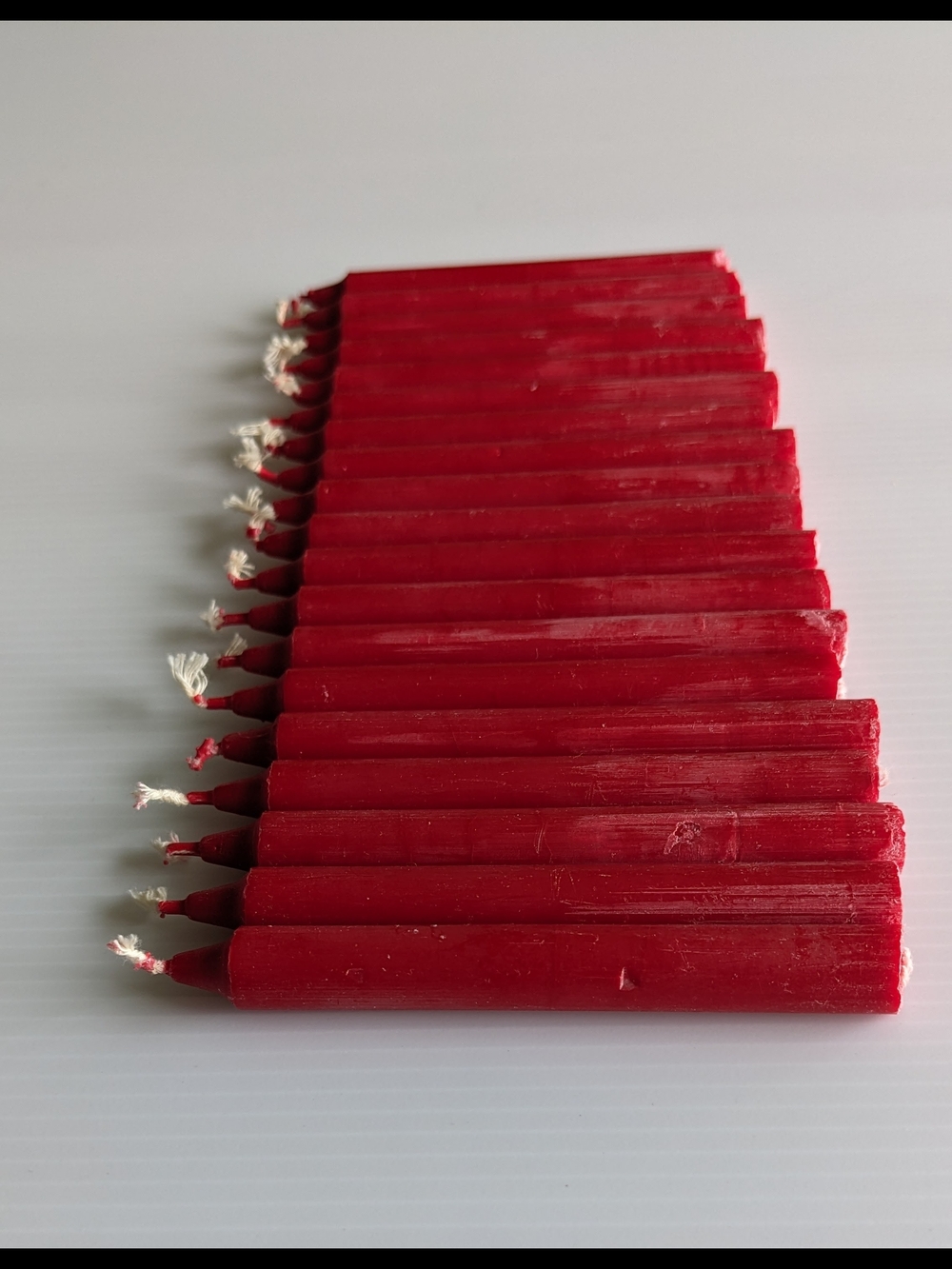 Vintage Swedish Red Christmas Tree Candles Set of 19 - Picture 5 of 9